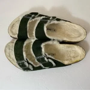 BIRKENSTOCK Unisex Men’s Arizona Suede Mountain View Green Sz 10(women’s 12) Birkenstock | Shoes | Birkenstock Unisex Mens Arizona Suede  main image 3